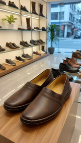 Classic Leather Loafers/Juttis with Stitch loafers